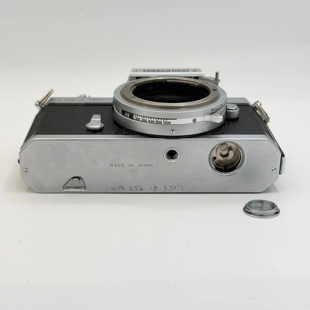 Nikkormat FTN 35mm SLR Film Camera Body Silver Nikon Tested New Light Seals GC